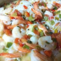 Recette : nouilles de konjac aux crevettes, noix de coco et gingembre