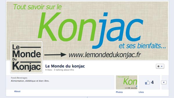 Le monde du konjac sur Facebook