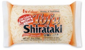 Paquet de nouilles de shirataki à base de tofu