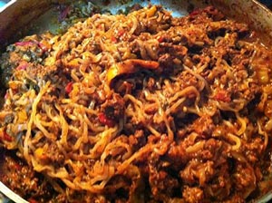 Shiratakis de konjac à la bolognaise